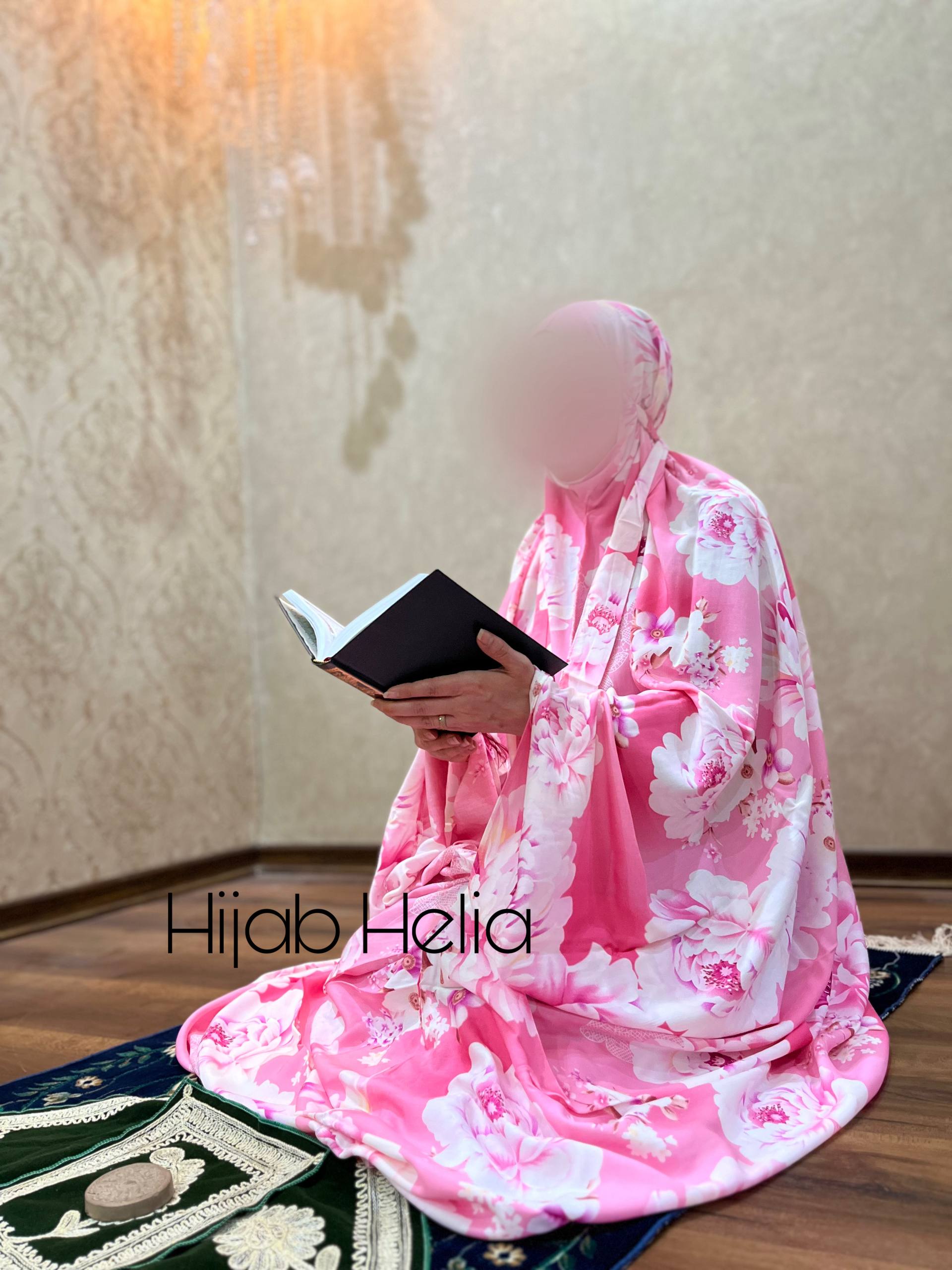 چادر نماز کیسه ای کدری مدل تسنیم